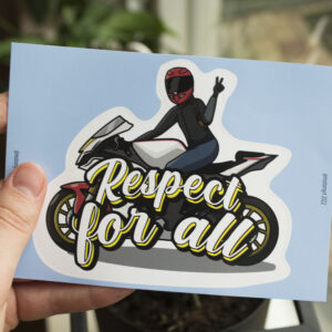 Sticker “Respect For All”